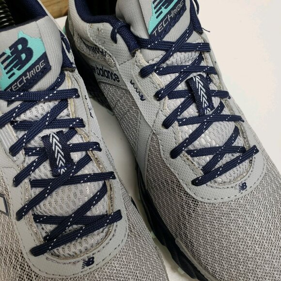 New Balance Running Course Athletic Trail Running Shoes Womens Sz 8 Teal Silver - Picture 9 of 12